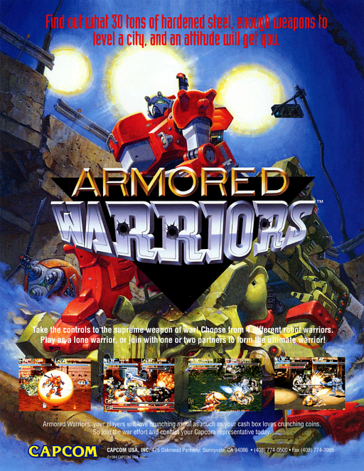 Armored Warriors (USA 941024) Game Cover